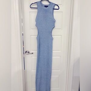 JLUXLABEL Denim Cutout Dress - Made to Move